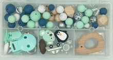 Load image into Gallery viewer, DIY Teething Bead CRAFT KIT - Minty Twist