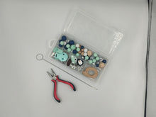 Load image into Gallery viewer, DIY Teething Bead CRAFT KIT - Minty Twist