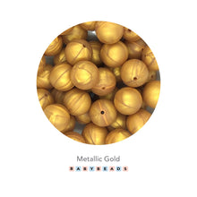 Load image into Gallery viewer, 9mm Silicone Round Beads.