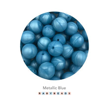 Load image into Gallery viewer, 12mm Round Silicone Beads - BabybeadsSA