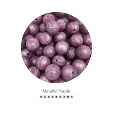 Load image into Gallery viewer, 9mm Silicone Round Beads.
