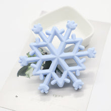 Load image into Gallery viewer, Silicone Snowflake Teether - BabybeadsSA
