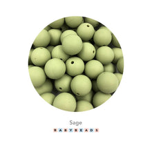 Load image into Gallery viewer, 12mm Round Silicone Beads - BabybeadsSA