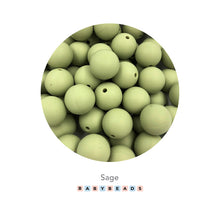 Load image into Gallery viewer, 9mm Silicone Round Beads.