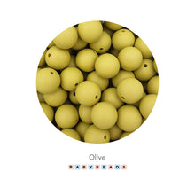 Load image into Gallery viewer, 9mm Silicone Round Beads.