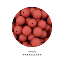 Load image into Gallery viewer, 12mm Round Silicone Beads - BabybeadsSA