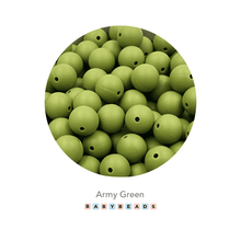 Load image into Gallery viewer, 15mm Round Silicone Beads.