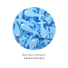 Load image into Gallery viewer, Silicone Beads - Helicopter.