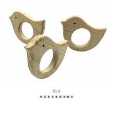 Load image into Gallery viewer, Wooden Teether - Bird.