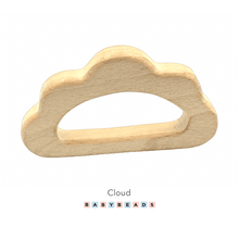 Load image into Gallery viewer, Wooden Teether - Cloud.