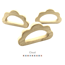 Load image into Gallery viewer, Wooden Teether - Cloud.