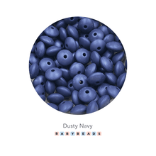 Load image into Gallery viewer, Lentil Silicone Beads 11mm x 6mm.