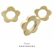 Load image into Gallery viewer, Wooden Teethers - Flower.