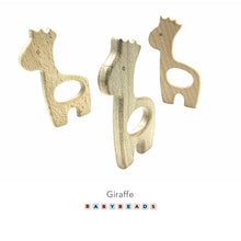 Load image into Gallery viewer, Wooden Teethers - Giraffe.