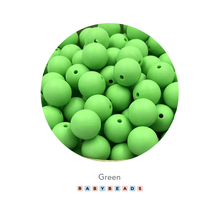 Load image into Gallery viewer, 9mm Round Silicone Beads - BabybeadsSA