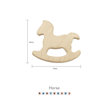 Load image into Gallery viewer, Wooden Teethers - Horse.