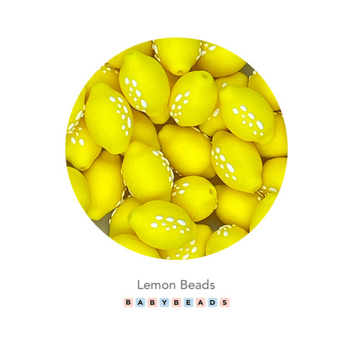 Silicone Beads - Lemon.