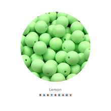 Load image into Gallery viewer, 9mm Round Silicone Beads - BabybeadsSA