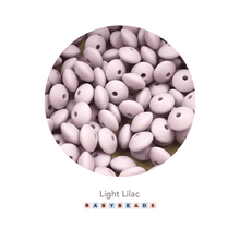 Load image into Gallery viewer, Lentil Silicone Beads 11mm x 6mm.