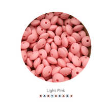 Load image into Gallery viewer, Lentil Silicone Beads 11mm x 6mm.
