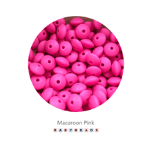 Load image into Gallery viewer, Lentil Silicone Beads 11mm x 6mm - BabybeadsSA