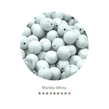 Load image into Gallery viewer, 19/20mm Round Silicone Beads.