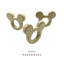 Load image into Gallery viewer, Wooden Teether - Mickey.
