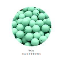 Load image into Gallery viewer, 12mm Round Silicone Beads - BabybeadsSA