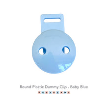 Load image into Gallery viewer, Round Plastic Dummy Clips.