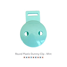 Load image into Gallery viewer, Round Plastic Dummy Clips.