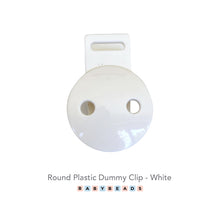 Load image into Gallery viewer, Round Plastic Dummy Clips.