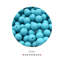 Load image into Gallery viewer, 9mm Round Silicone Beads - BabybeadsSA