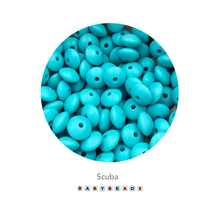 Load image into Gallery viewer, Lentil Silicone Beads 11mm x 6mm - BabybeadsSA