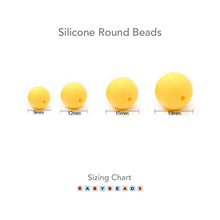 Load image into Gallery viewer, Silicone Painted Metallic Beads - BabybeadsSA