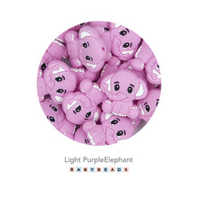 Load image into Gallery viewer, Silicone Beads - Elephant Beads.
