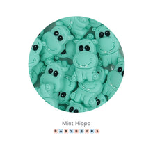 Load image into Gallery viewer, Silicone Beads - Hippo Beads.