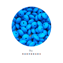 Load image into Gallery viewer, Lentil Silicone Beads 11mm x 6mm - BabybeadsSA