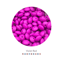 Load image into Gallery viewer, Lentil Silicone Beads 11mm x 6mm - BabybeadsSA
