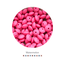 Load image into Gallery viewer, Lentil Silicone Beads 11mm x 6mm - BabybeadsSA
