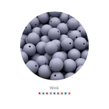 Load image into Gallery viewer, 9mm Round Silicone Beads - BabybeadsSA