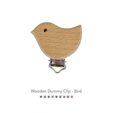 Load image into Gallery viewer, Wooden Shaped Dummy Clips.
