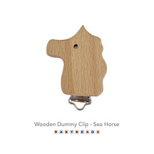 Load image into Gallery viewer, Wooden Shaped Dummy Clips.