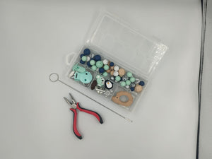 DIY Teething Bead CRAFT KIT - Minty Twist