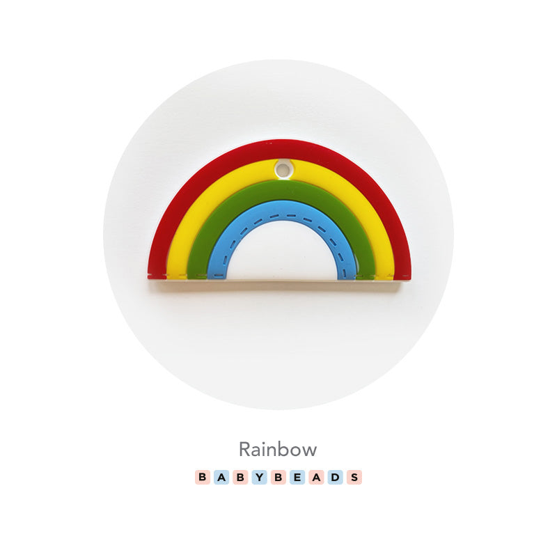 Silicone Teethers -  Rainbow.