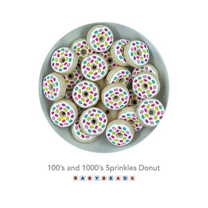 Silicone Beads - Donuts.