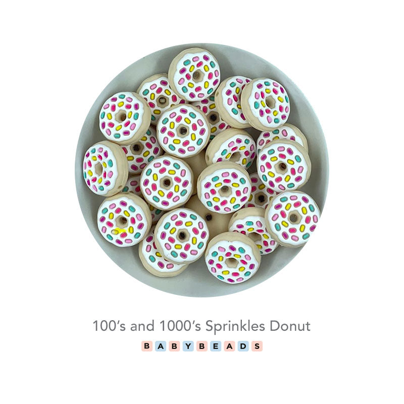 Silicone Beads - Donuts.