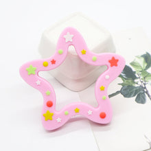 Load image into Gallery viewer, Silicone Christmas Star Teether - BabybeadsSA
