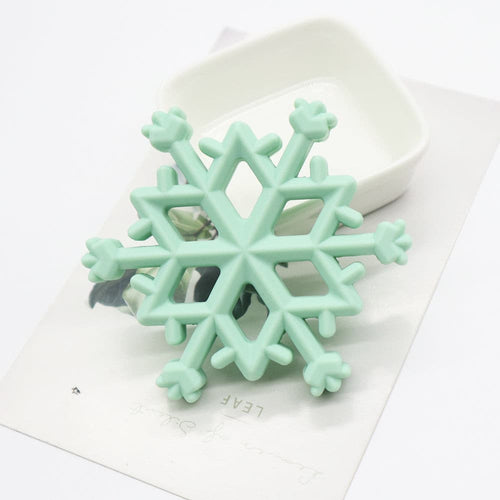 Silicone Snowflake Teether - BabybeadsSA