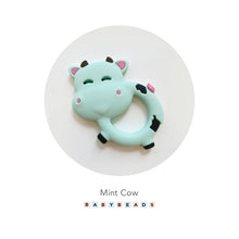 Load image into Gallery viewer, Silicone Teethers -  Cow.
