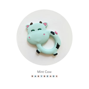 Silicone Teethers -  Cow.